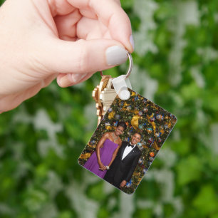 Barack Obama US-Präsident White House Weihnachten Schlüsselanhänger