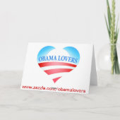 Barack Obama Valentinstag-Karte Feiertagskarte (Rückseite)