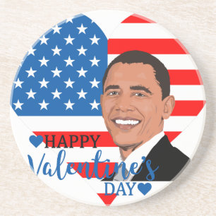 barack obama valentinstag sandstein untersetzer