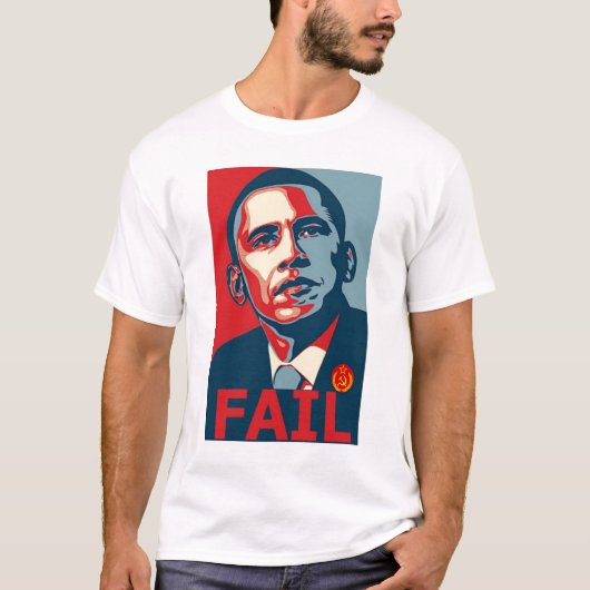 Barack Obama versagen T-Shirt (Vorderseite)