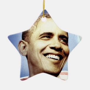 BARACK OBAMA Verzierung Keramikornament