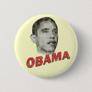 Barack Obama Vintag Button