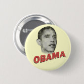 Barack Obama Vintage Button (Vorne & Hinten)