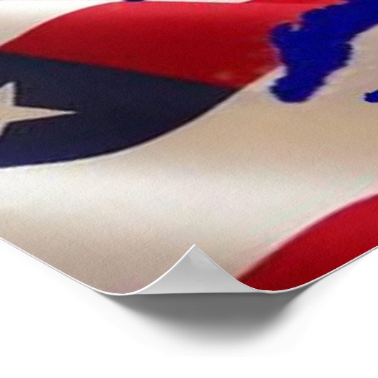 BARACK OBAMA von Teo Poster (Ecke)