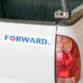 Barack Obama Vorwärts (blau) Autoaufkleber (Auf Lkw)