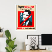 Barack Obama Weg zum Sozialismus-Poster Poster (Heimbüro)