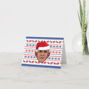 BARACK OBAMA Weihnachten Dankeskarte
