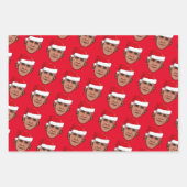 BARACK OBAMA Weihnachten Geschenkpapier Set (Vorderseite 3)