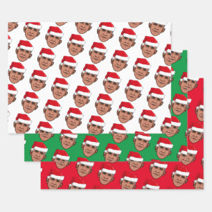 BARACK OBAMA Weihnachten Geschenkpapier Set