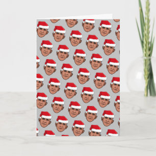 BARACK OBAMA Weihnachten Karte