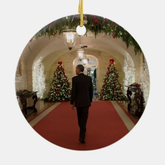 Barack Obama Weihnachten - Ornament (Hinten)