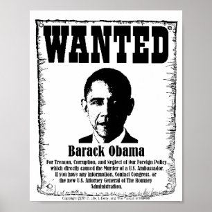 Barack Obama wollte Plakat