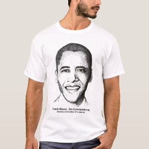 Barack Obama zehn Gebote 2 versah Shirt mit Seiten