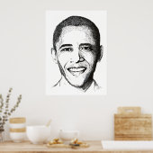 Barack Obama - zehn Gebote Poster (Küche)