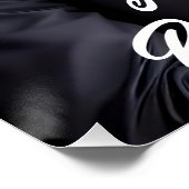 Barack Obama zu Weihnachten in der Weihnachtsmannm Poster (Ecke)