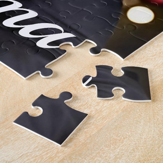 Barack Obama zu Weihnachten in der Weihnachtsmannm Puzzle (Seite)