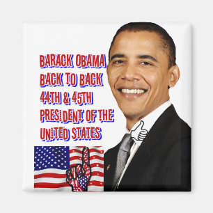Barack Obama, zurück auf Zurück_ Magnet