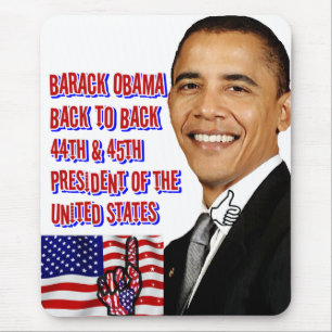 Barack Obama, zurück auf Zurück_ Mousepad