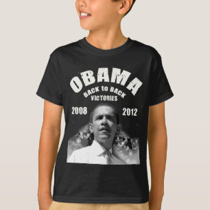 Barack Obama Zurück-zu-Zurück-Sieg-Punkte T-Shirt
