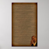 Barack Obamas Akzeptanzrede Poster (Vorne)