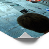 Barack Obamas Amtseinführung Broadcast in Australi Poster (Ecke)