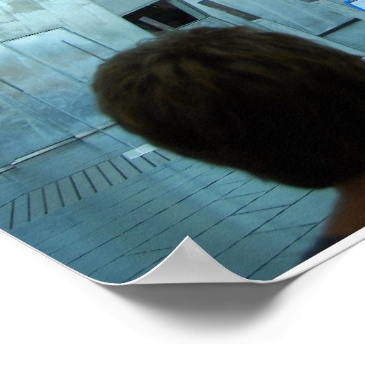 Barack Obamas Amtseinführung Broadcast in Australi Poster (Ecke)