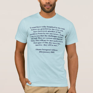 Barack Obamas Antrittsrede 2009 T-Shirt
