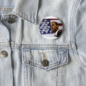 Barack Obamas Herz der Leidenschaft Button (Beispiel)