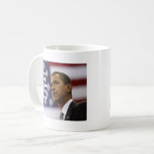 Barack Obamas Herz der Leidenschaft Kaffeetasse (Vorderseite Links)