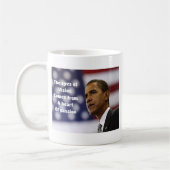 Barack Obamas Herz der Leidenschaft Kaffeetasse (Links)