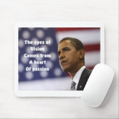 Barack Obamas Herz der Leidenschaft Mousepad (Mit Mouse)