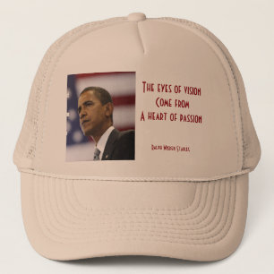 Barack Obamas Herz der Leidenschaft Truckerkappe