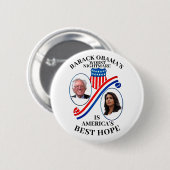 Barack Obamas schlimmster Albtraum Button (Vorne & Hinten)