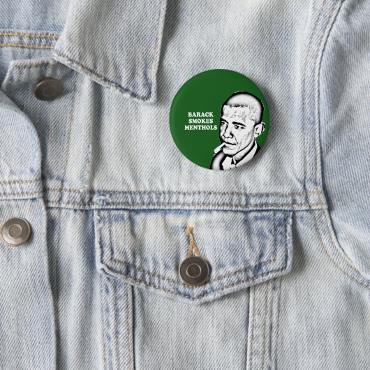 Barack raucht Menthol Button (Beispiel)