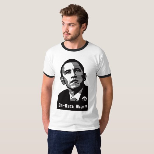 Barack Stern-T-Shirt T-Shirt (Vorne ganz)