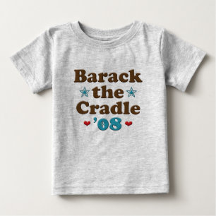 Barack the Cradle 08 Obama Baby Bio T-shirt