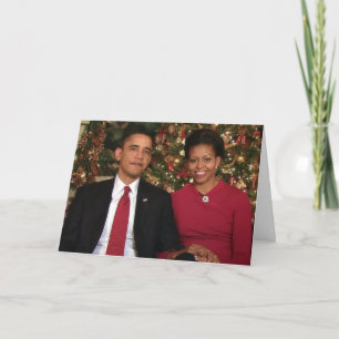 Barack u. Karte Michelle 2009WA-Greeting