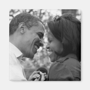Barack u. Michelle-Kühlschrankmagnet Magnet