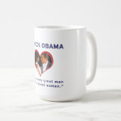 Barack u. Michelle Obama Kaffeetasse (VorderseiteRechts)