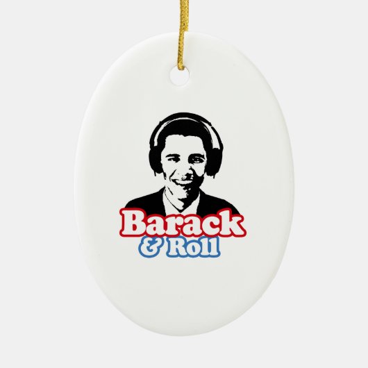 BARACK U. ROLLE KERAMIK ORNAMENT (Vorne)