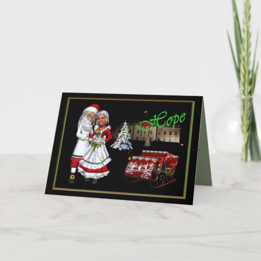 Barack u. Weihnachten Michelle Obama (Vorderseite)