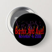 Barack und Ehrfurcht Button (Vorne & Hinten)