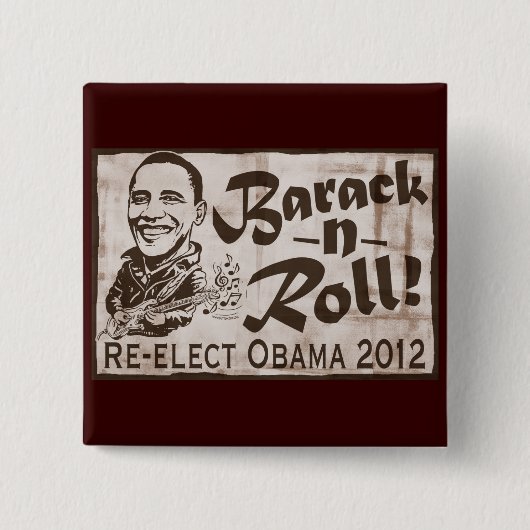 Barack und Gang RollenObama 2012 Button (Vorderseite)