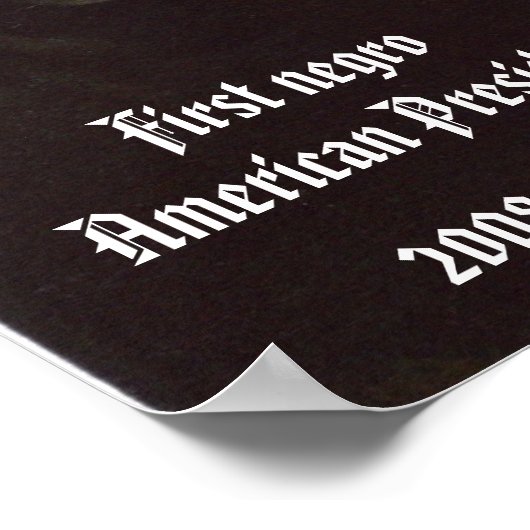 BARACK UND KINDERPOSTER POSTER (Ecke)