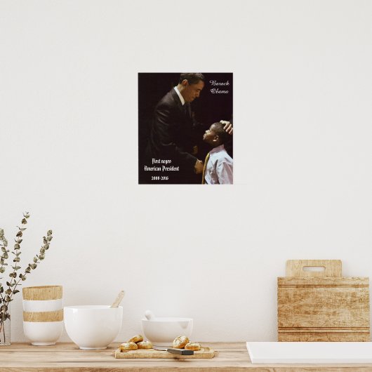 BARACK UND KINDERPOSTER POSTER (Küche)