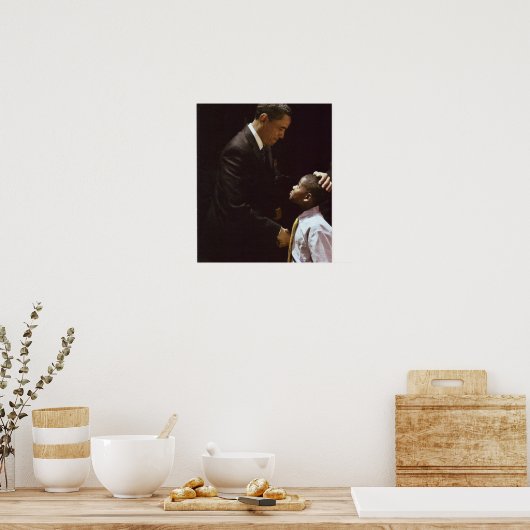 BARACK UND KINDERPOSTER POSTER (Küche)