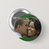 BARACK UND KNOPF MICHELLE OBAMA BUTTON (Vorne & Hinten)