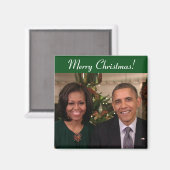 Barack und Michelle 2012WA - Magnet (Vorderseite/Rückseite)