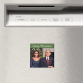 Barack und Michelle 2013WA - Weihnachtsmagnet Magnet (In Situ (Geschirrspüler))