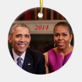 Barack und Michelle 2014 - Ornament (Vorne)